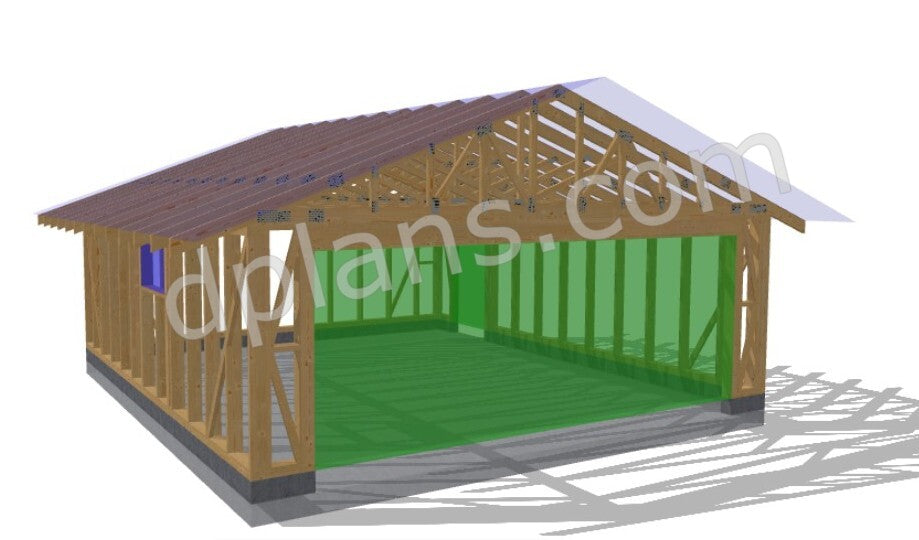 Timber-Frame Garage - DP2023S320