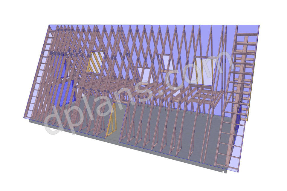 Casa de vacaciones con estructura en forma de A - DP2021S055