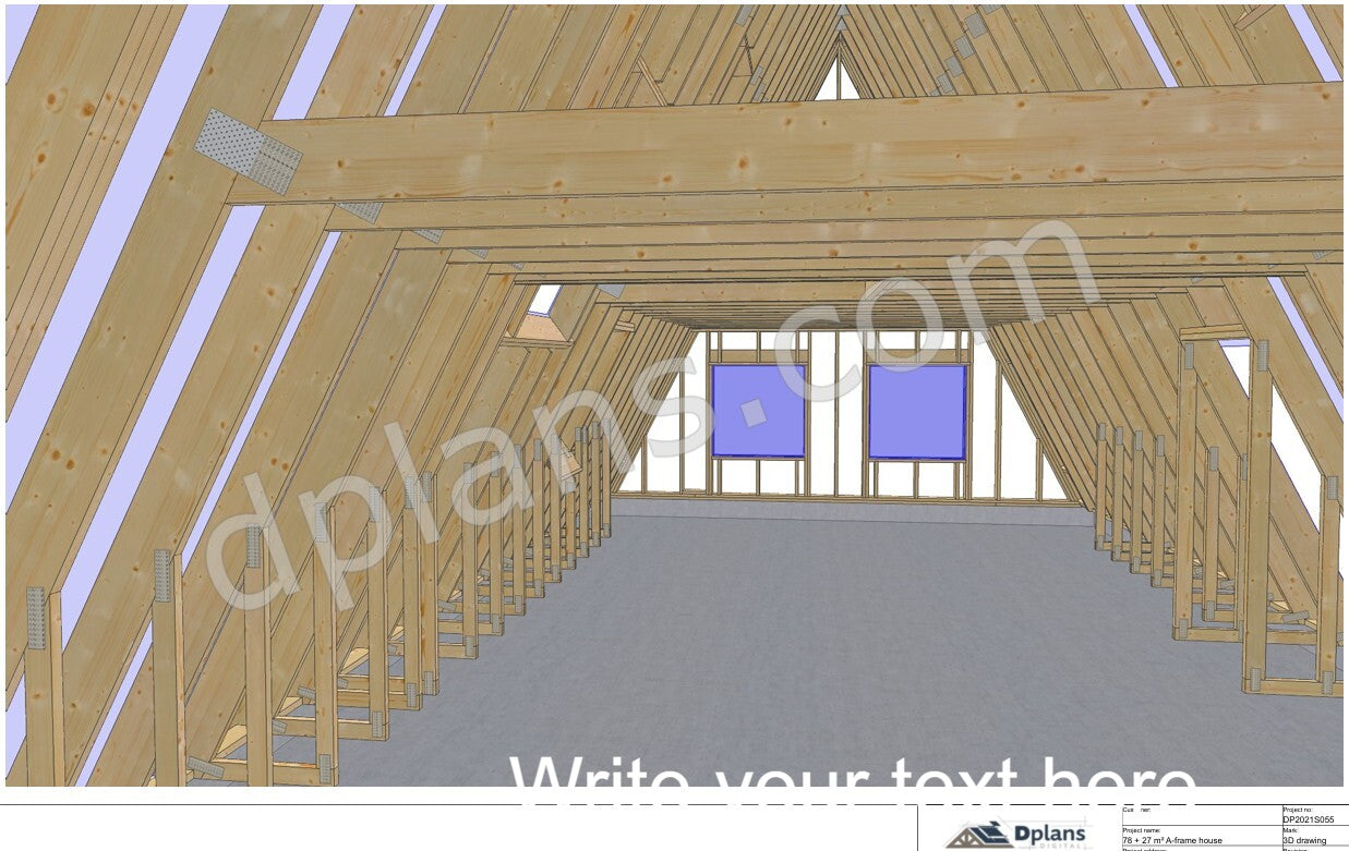 Casa de vacaciones con estructura en forma de A - DP2021S055