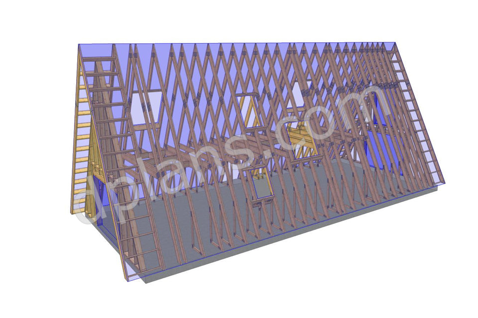 Casa de vacaciones con estructura en forma de A - DP2021S055
