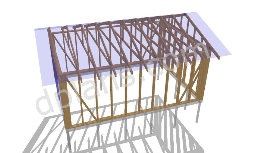 Timber-Frame Garage 27m² (291 sq ft) - DP2025P002