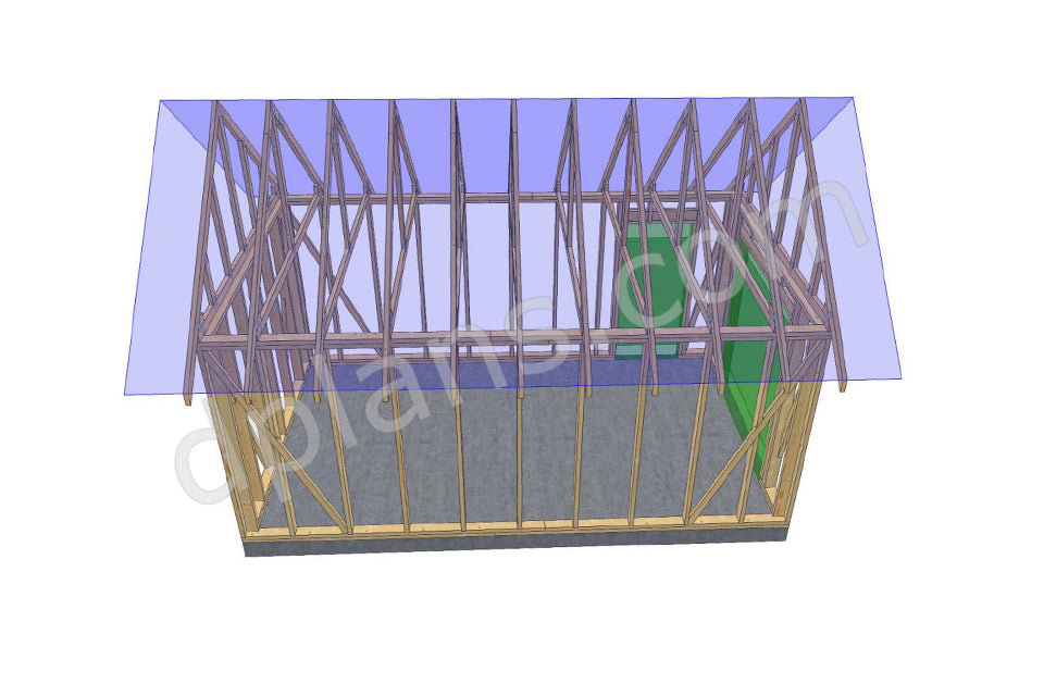 Garaje compacto con estructura de madera - DP2023S469 