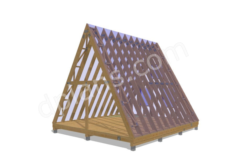 Casa de vacaciones con estructura en forma de A - DP2021S209