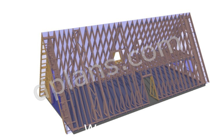 Casa de vacaciones con estructura en forma de A - DP2021S055