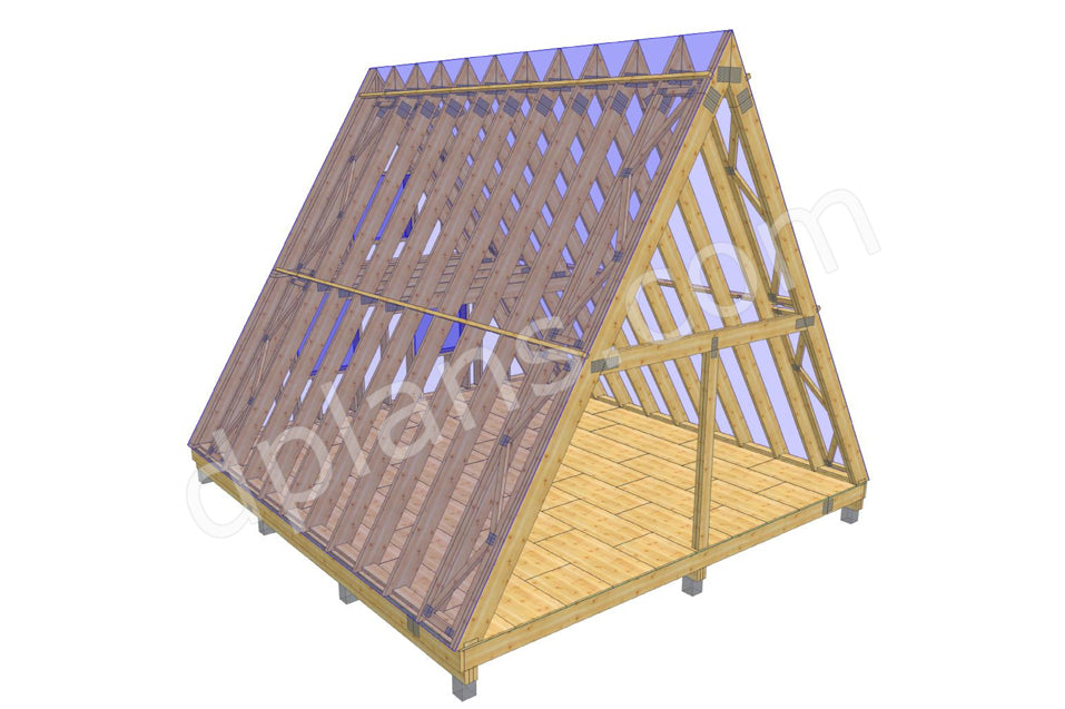 Casa de vacaciones con estructura en forma de A - DP2021S209