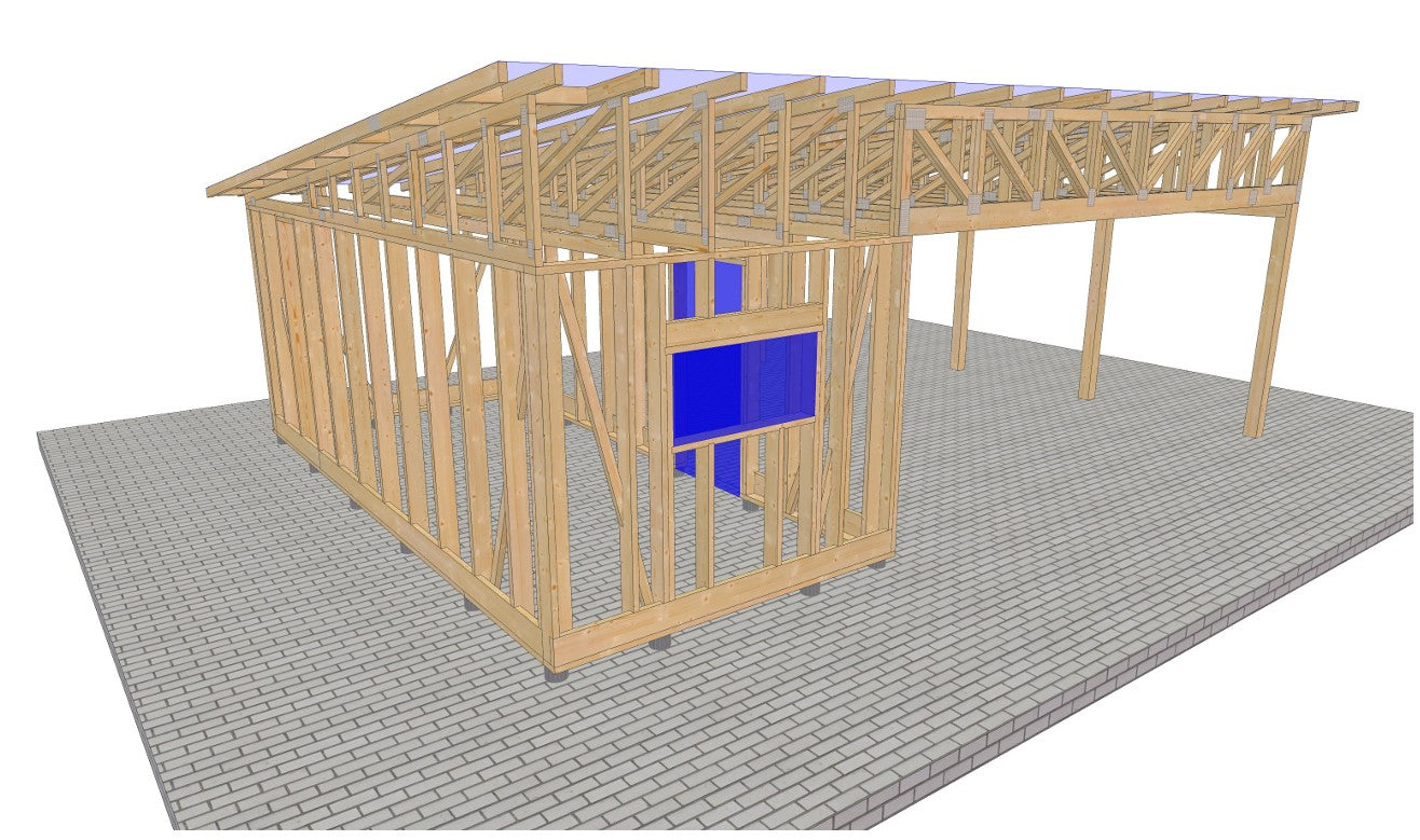 Carport with Storage Room - DP2025P019