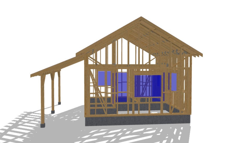 Small House with Loft and Terrace - DP2024S095