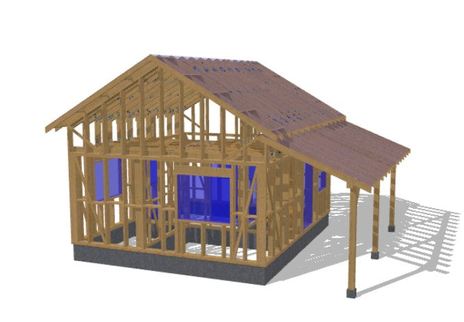 Small House with Loft and Terrace - DP2024S095