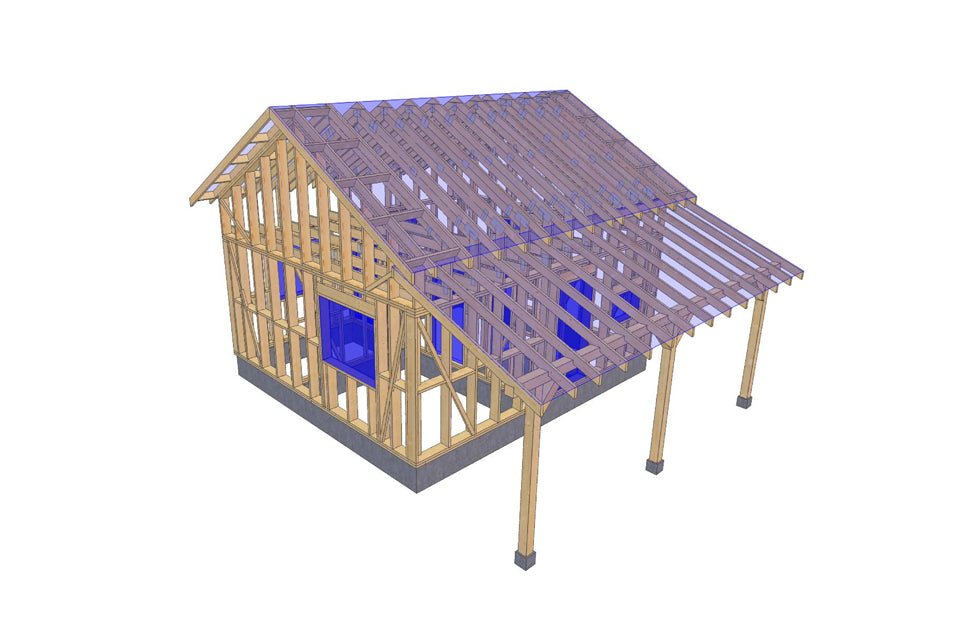 Small House with Loft and Terrace - DP2024S095