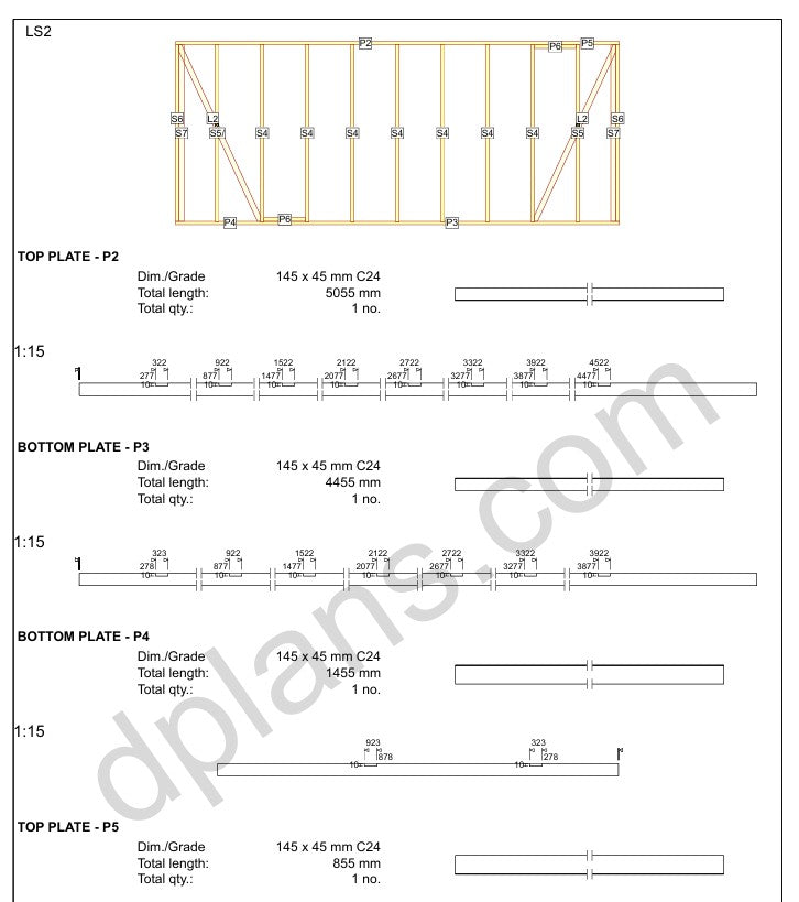 Timber-Frame Garage 27m² (291 sq ft) - DP2025P002