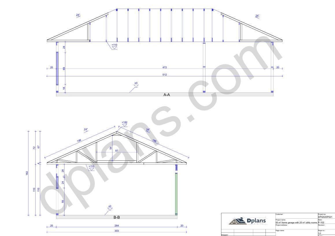 Garaje con trasteros 80m² (861 pies cuadrados) - DP2025P021 