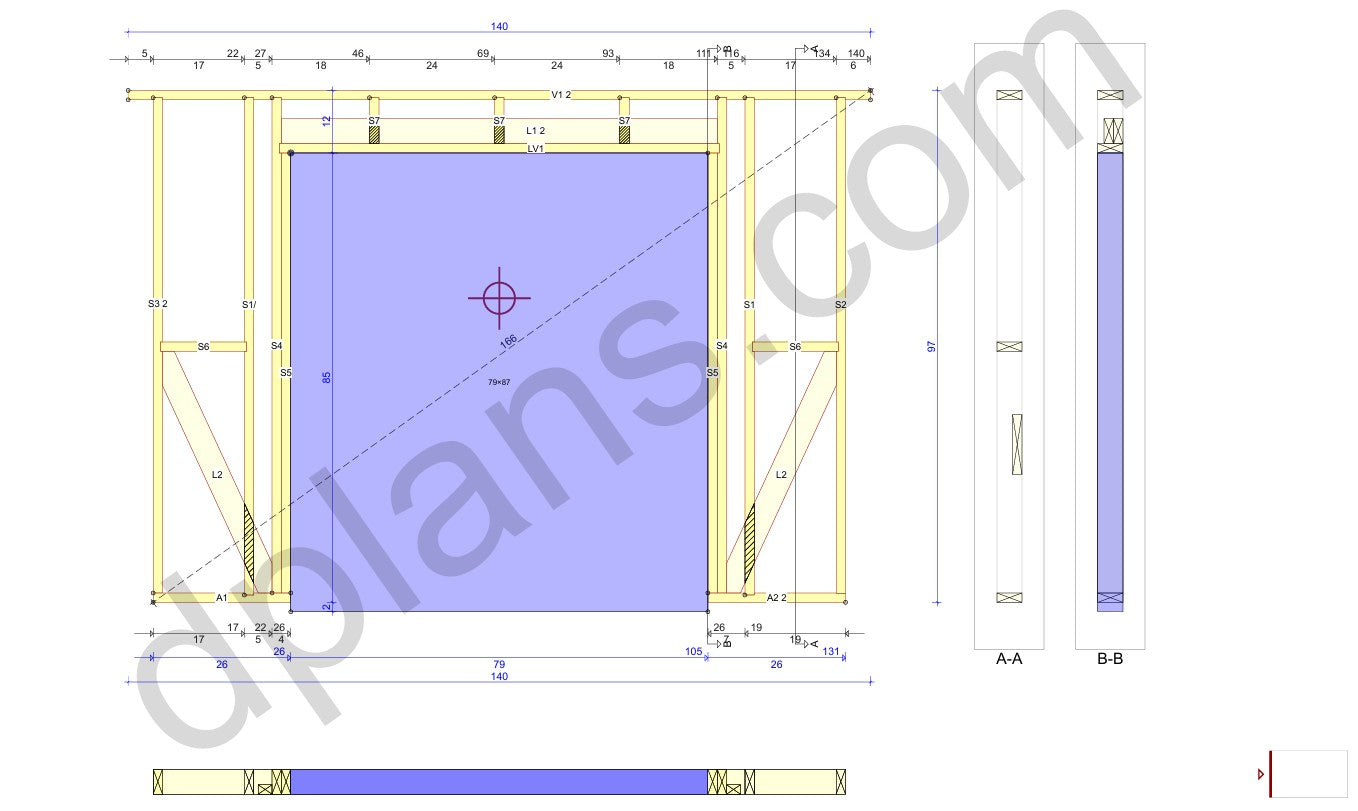Timber-Frame Storage Shed 20m² (215 sq ft) - DP2025P032