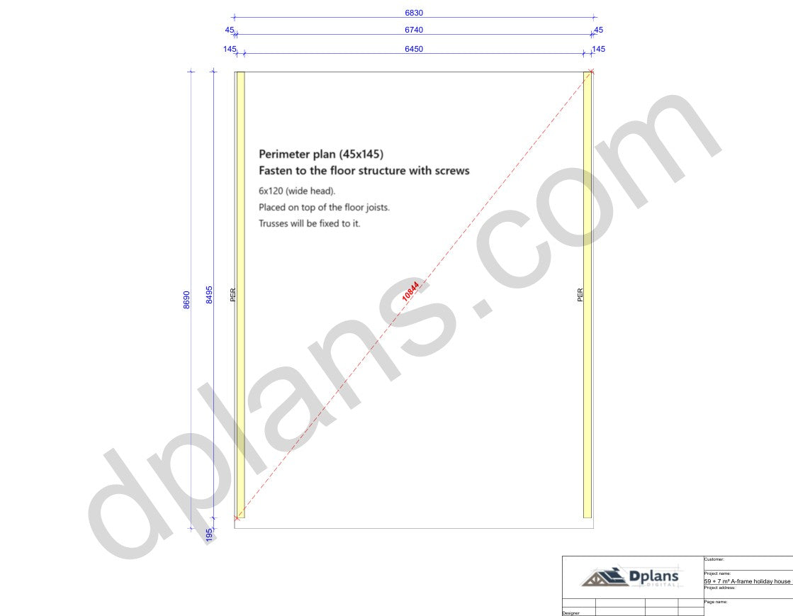 A-Frame Holiday House - DP2024S524