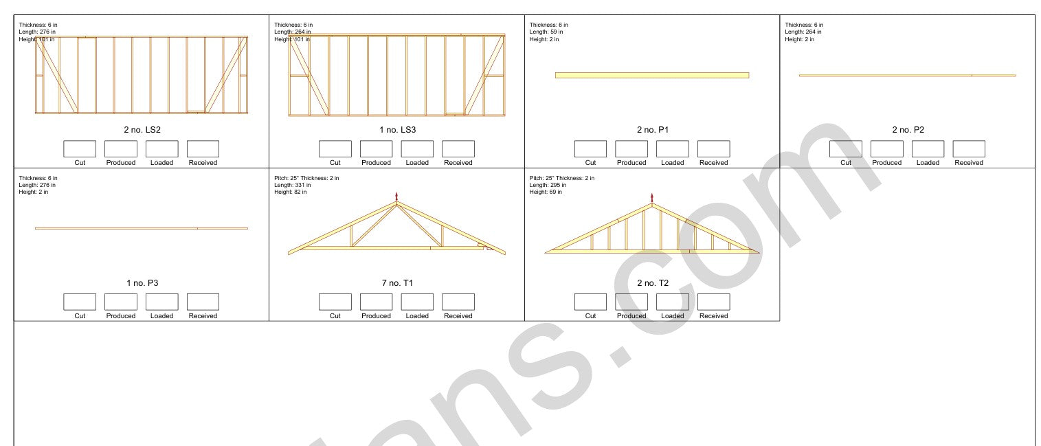 Timber-Frame Garage 49m² (527 sq ft) - DP2024S520