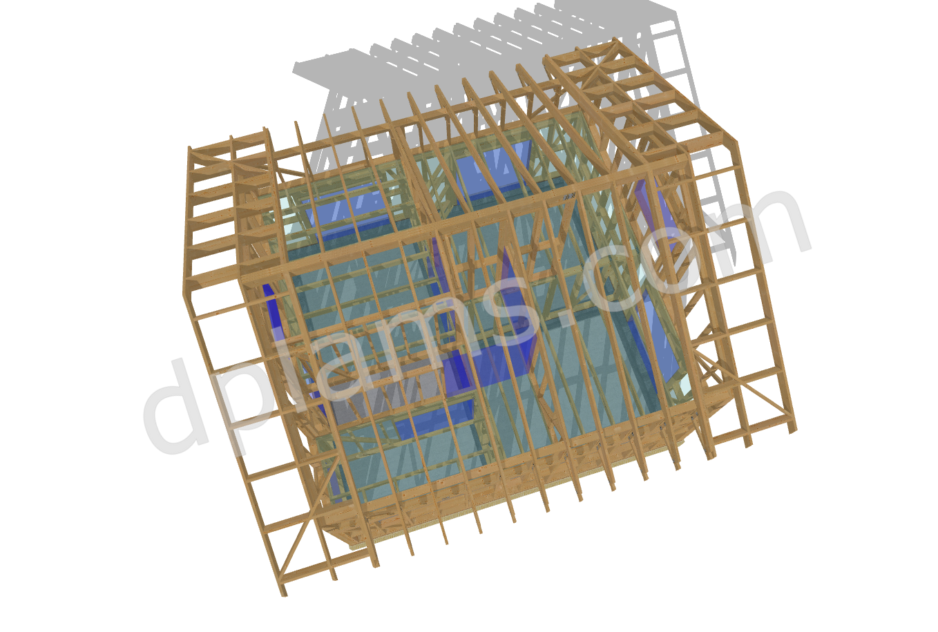 Timber-Frame House with Loft 84m² (904 sq ft) - DP2025P012