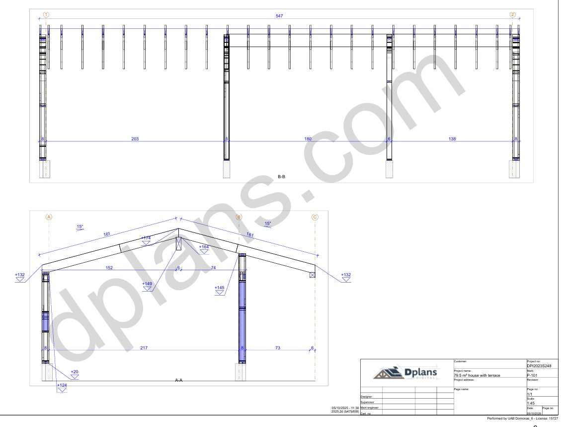 Casa Residencial/Vacaciones con Terraza - DP2023S248 
