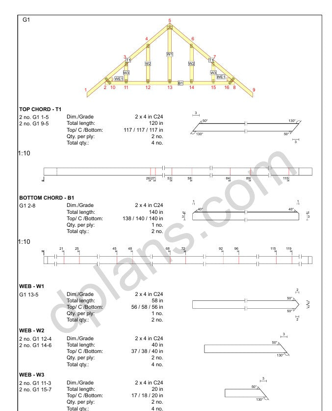 Garaje compacto con estructura de madera - DP2023S469 
