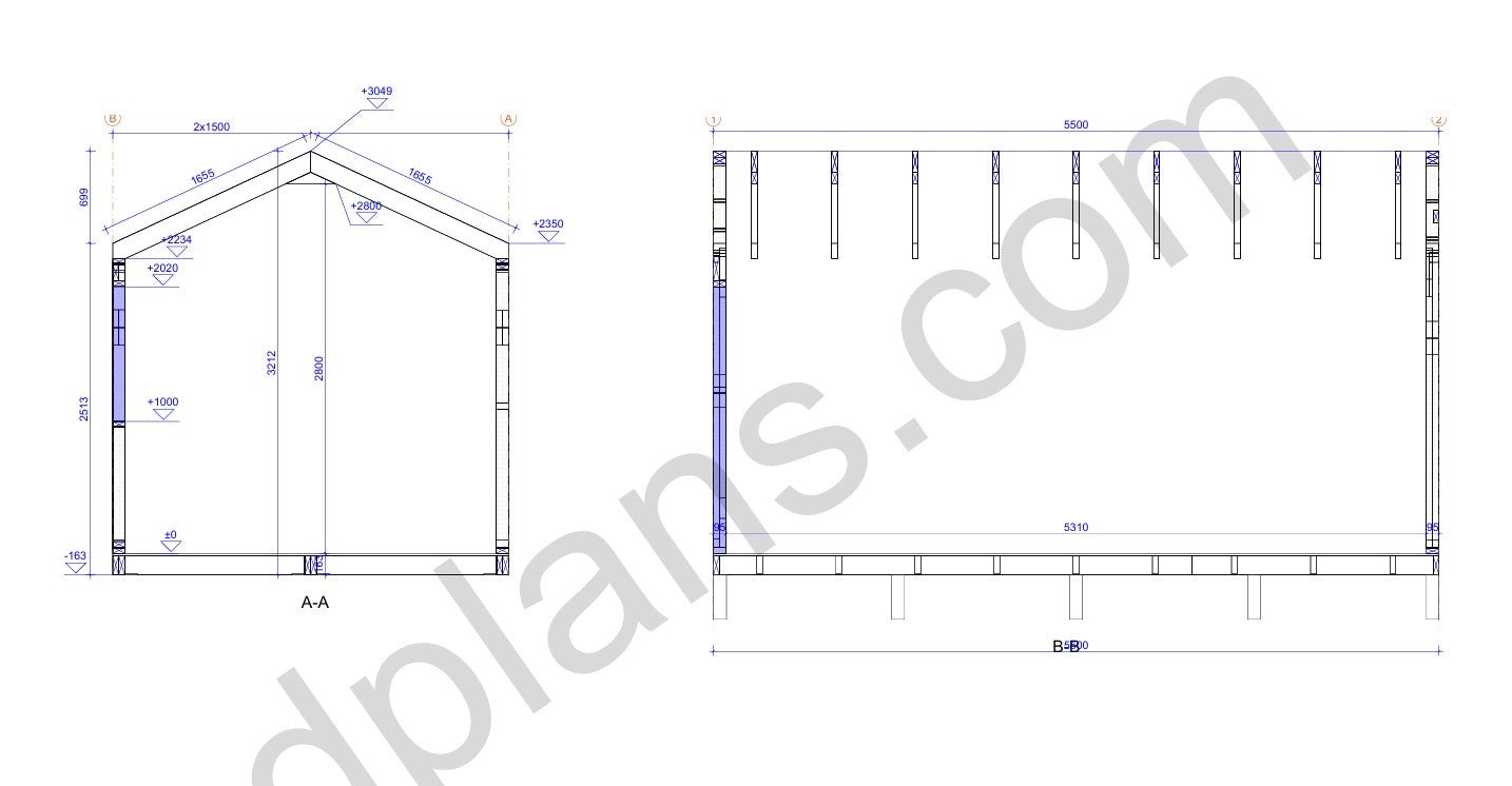 Movable Timber-Frame Cabin 16.5m² (178 sq ft) - DP2025P056