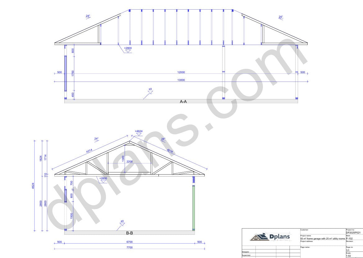 Garaje con trasteros 80m² (861 pies cuadrados) - DP2025P021 