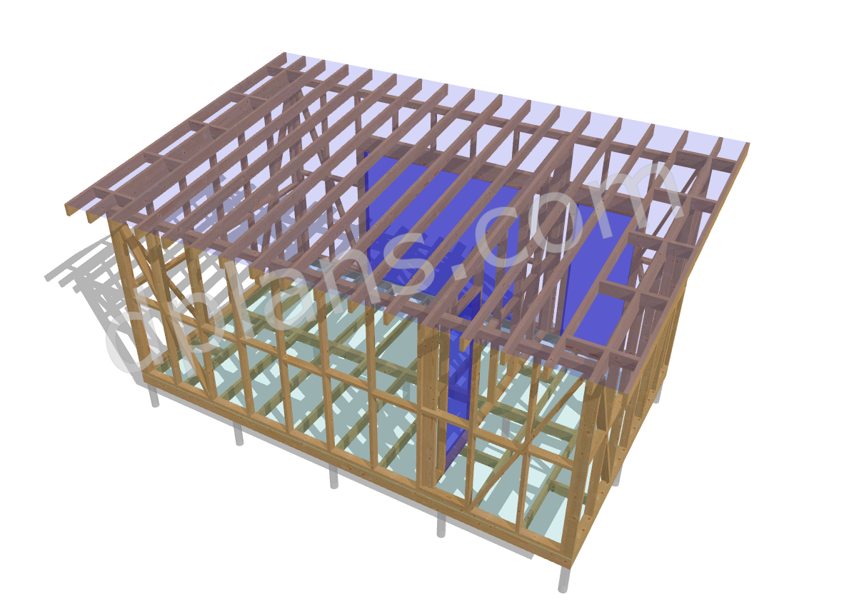 Movable Timber-Frame Cabin 22m² (237 sq ft) - DP2025P034