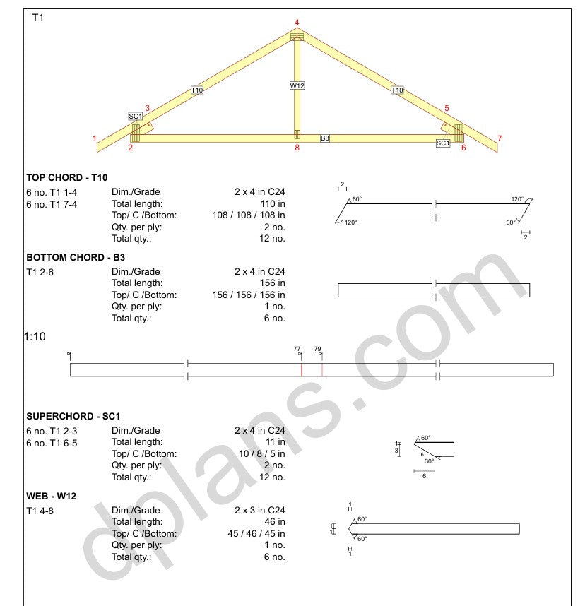 Timber-Frame Sauna / Small Cabin 23m² (248 sq ft) - DP2025P007