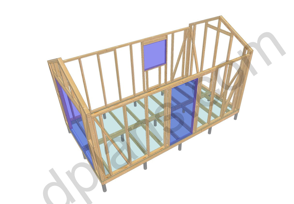 Movable Timber-Frame Cabin 16.5m² (178 sq ft) - DP2025P056