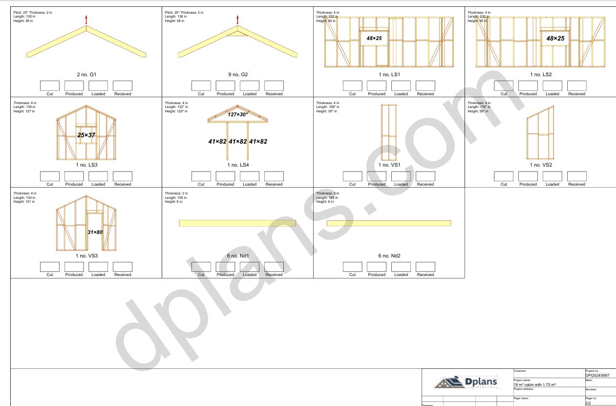 Small Cabin with Terrace - DP2024S697