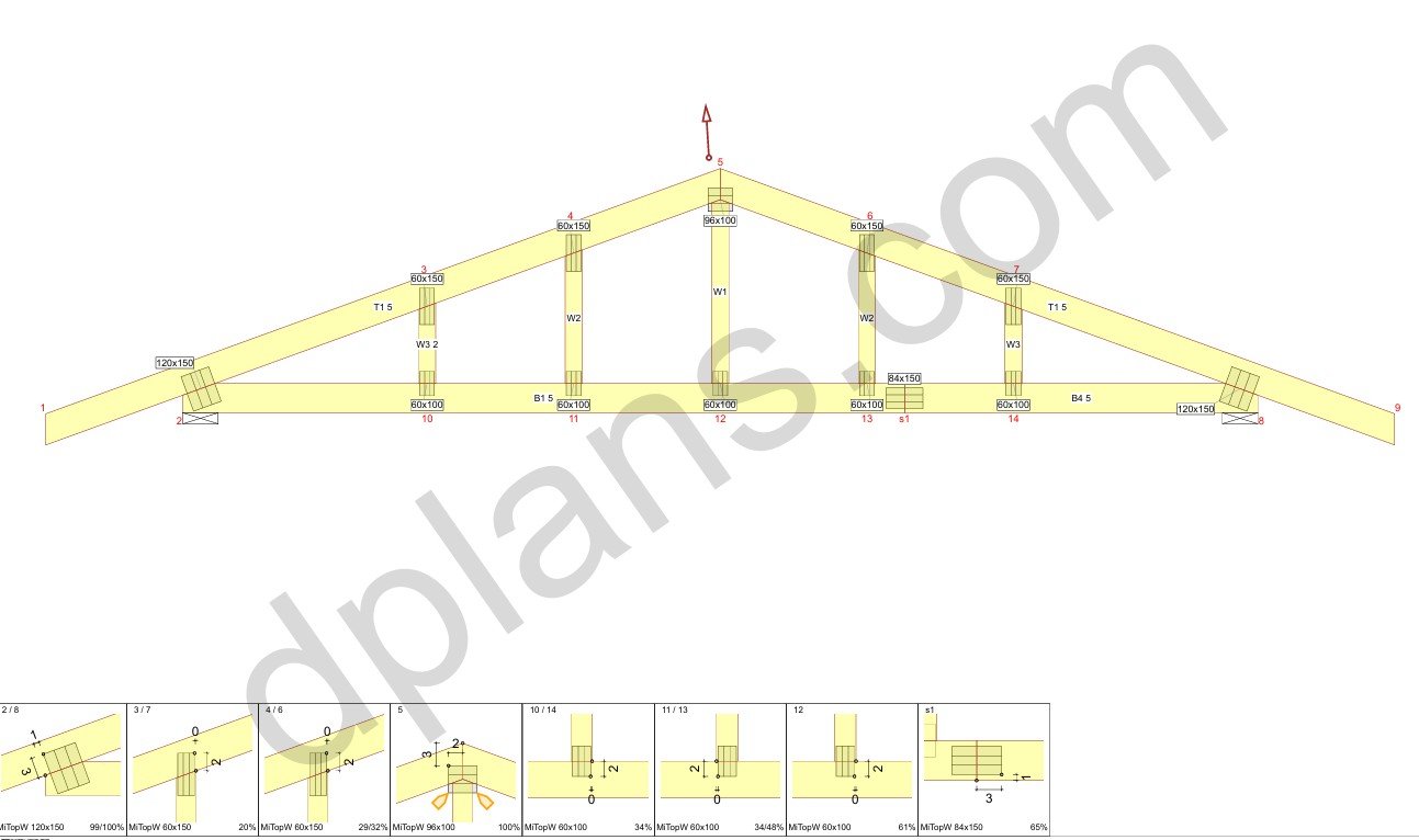 20' 4" x 14' 5" Garage Plans | Medium Sized Garage