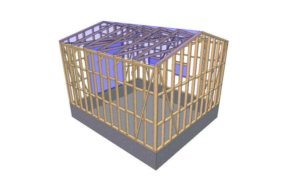 Timber-Frame Garage - DP2025P009