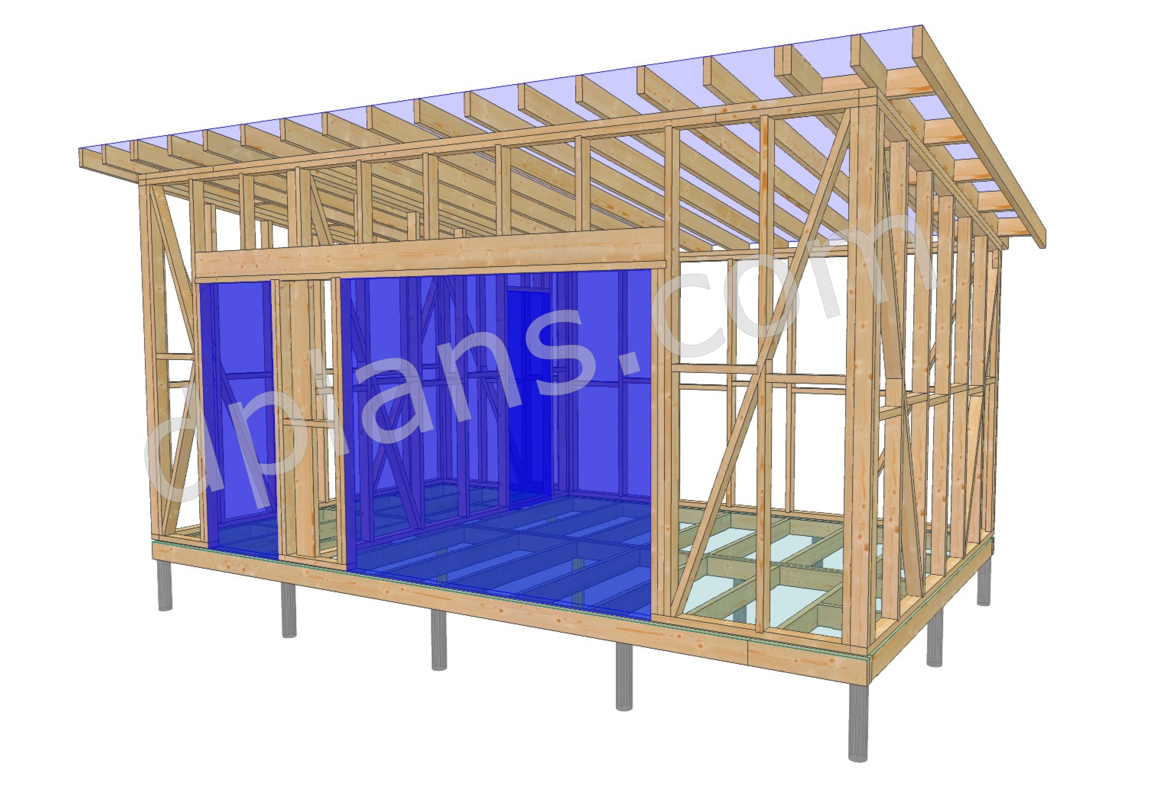 Movable Timber-Frame Cabin 22m² (237 sq ft) - DP2025P034