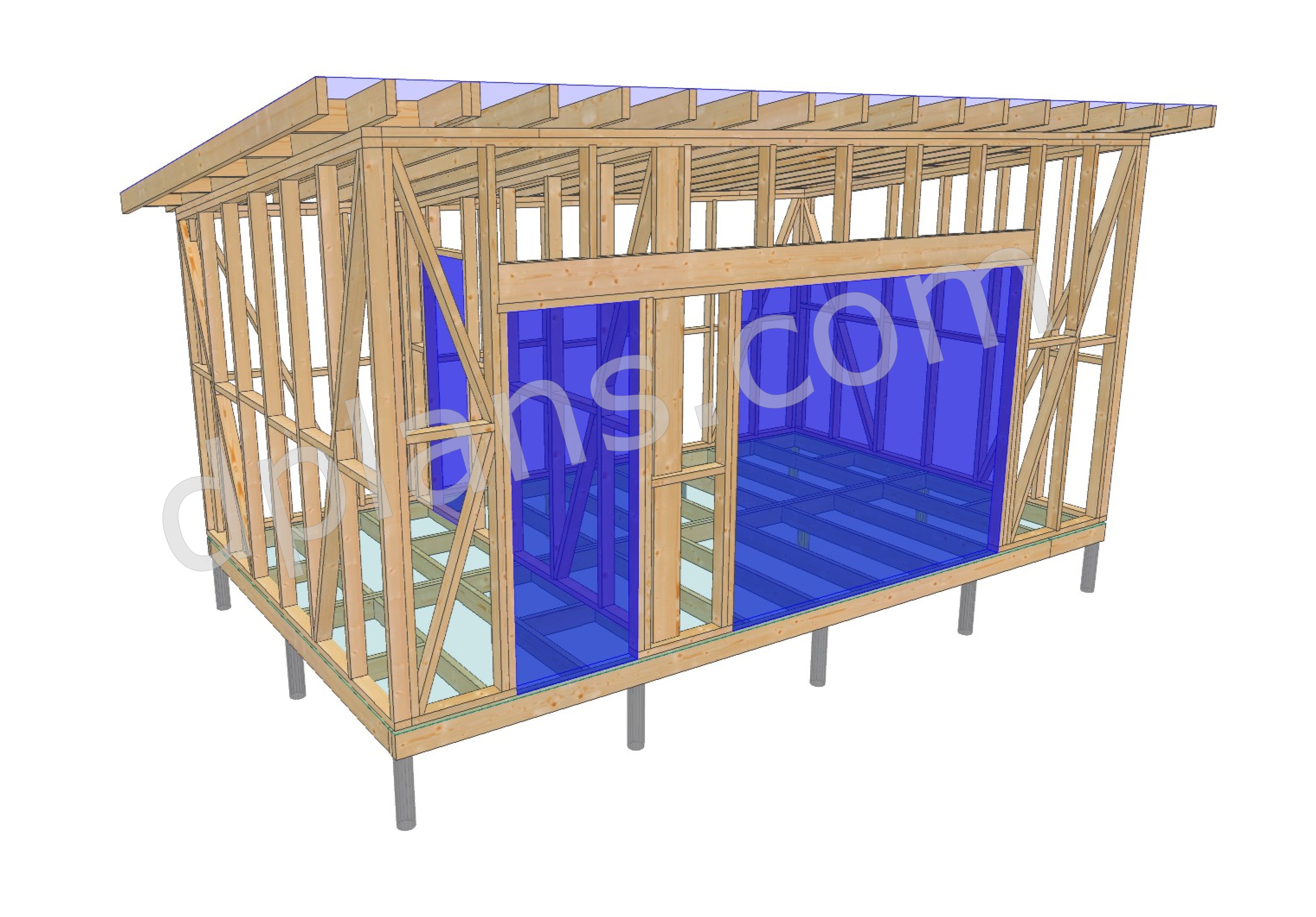 Movable Timber-Frame Cabin 22m² (237 sq ft) - DP2025P034