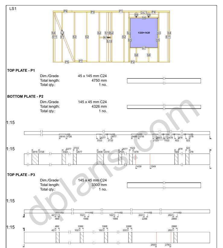 Timber-Frame Sauna / Small Cabin 23m² (248 sq ft) - DP2025P007