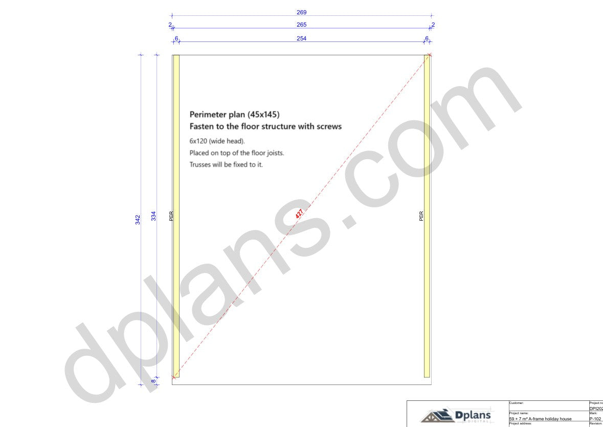 A-Frame Holiday House - DP2024S524