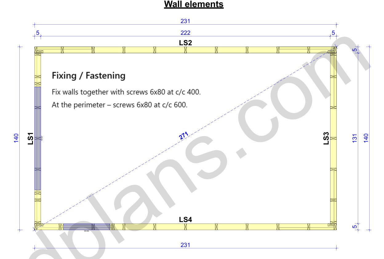 Timber-Frame Storage Shed 20m² (215 sq ft) - DP2025P032