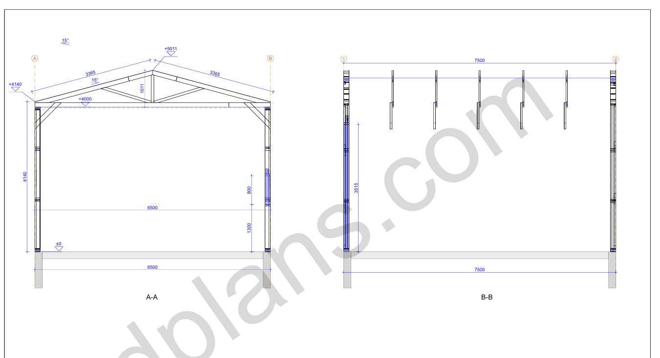 Timber-Frame Garage - DP2025P009
