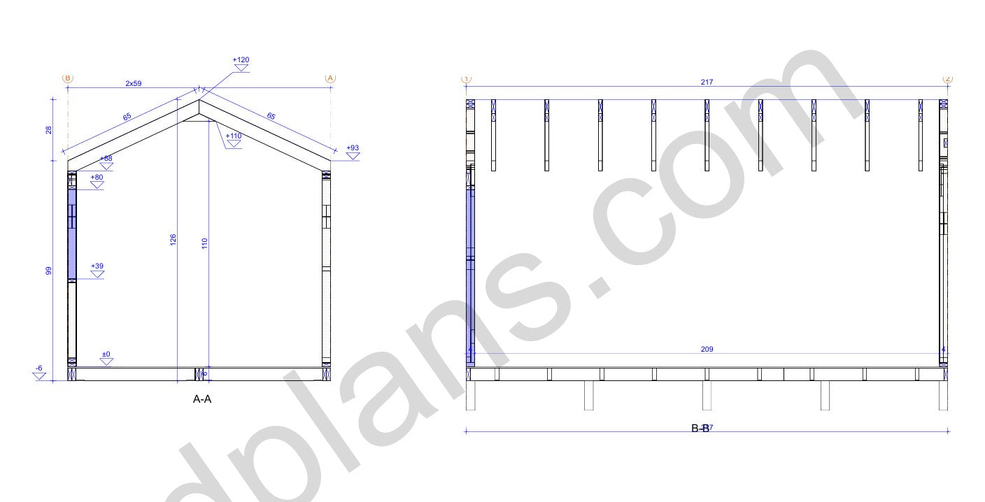 Movable Timber-Frame Cabin 16.5m² (178 sq ft) - DP2025P056