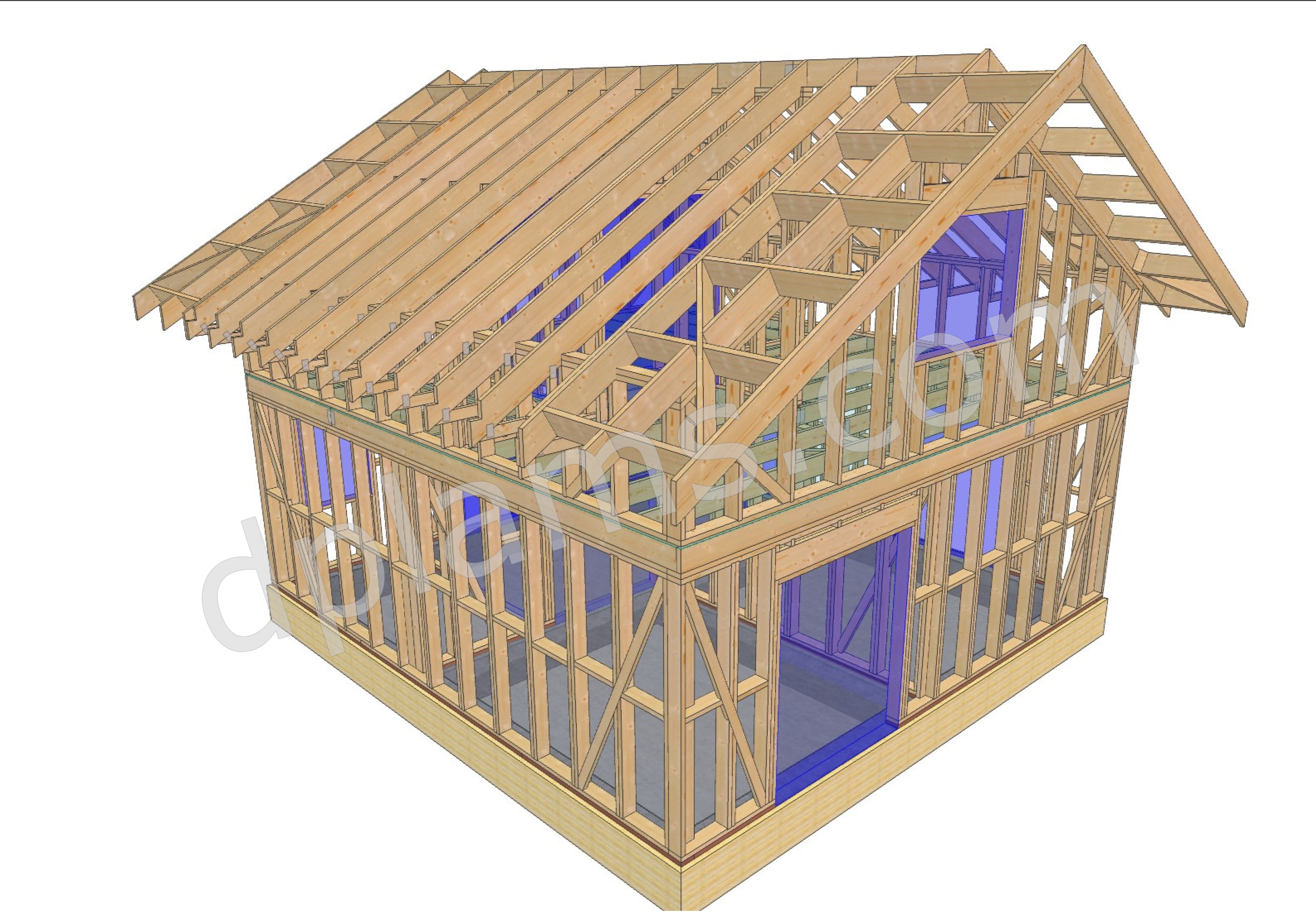 Timber-Frame House with Loft 84m² (904 sq ft) - DP2025P012