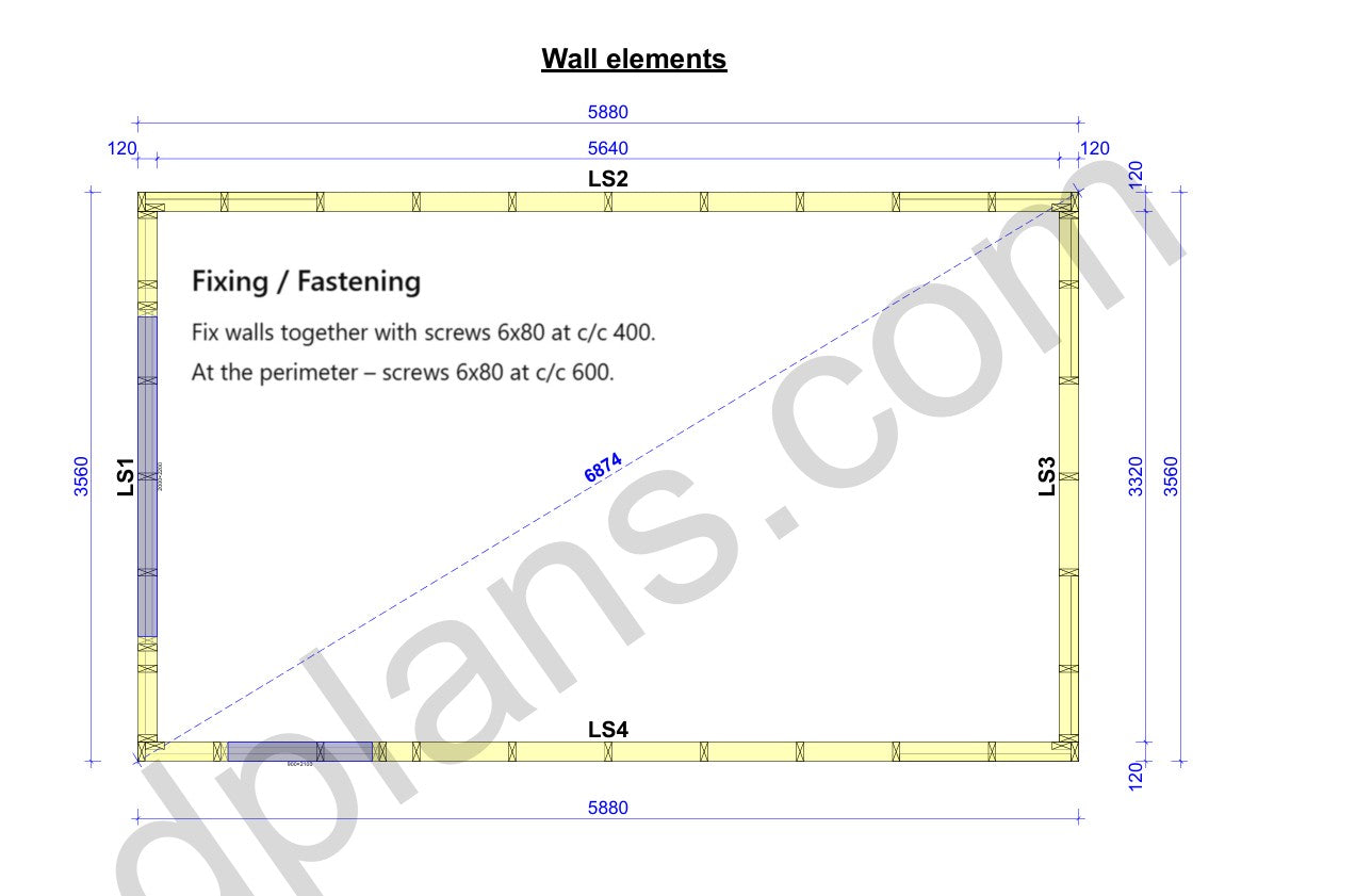 Timber-Frame Storage Shed 20m² (215 sq ft) - DP2025P032