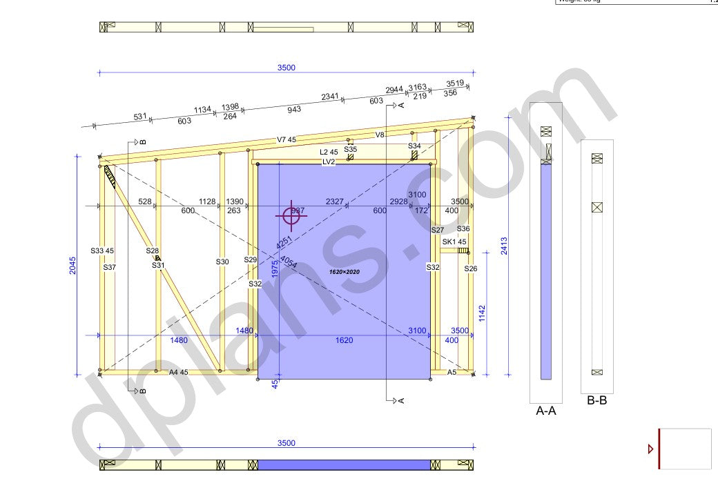 Timber-Frame Storage Shed 17.75m² (191 sq ft) - DP2025P055