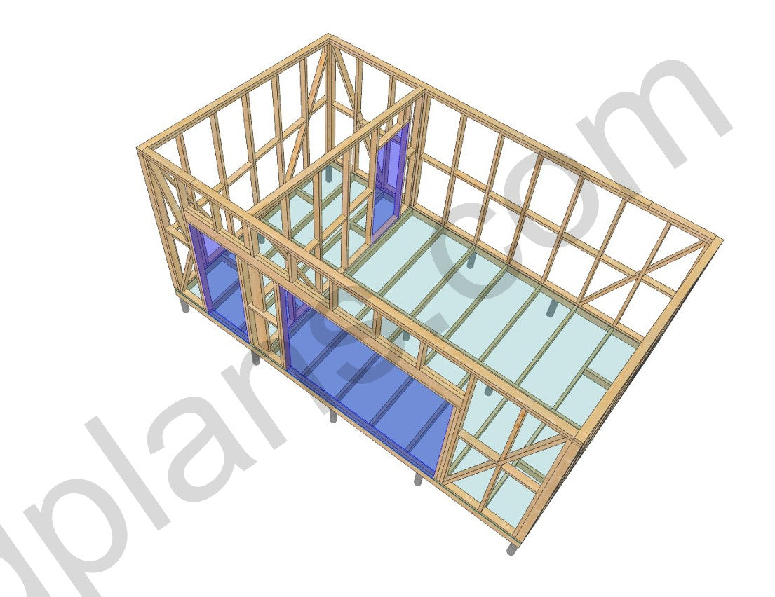 Movable Timber-Frame Cabin 22m² (237 sq ft) - DP2025P034