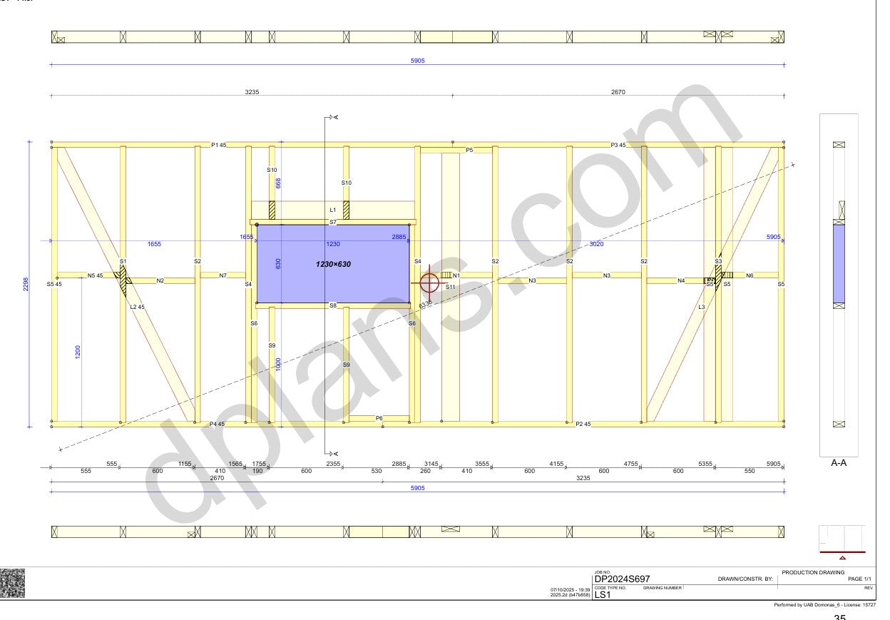 Small Cabin with Terrace - DP2024S697