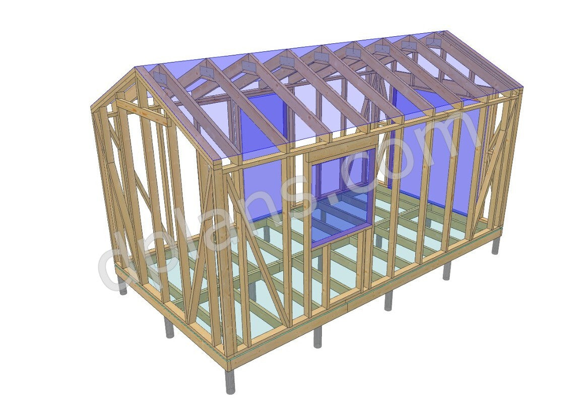 Movable Timber-Frame Cabin 16.5m² (178 sq ft) - DP2025P056