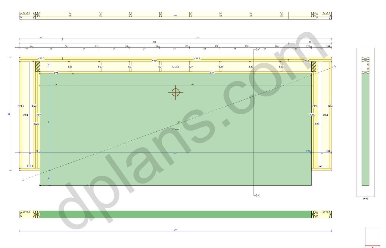26' x 20' Garage Storage Room Plans | DIY Timber Frame Design