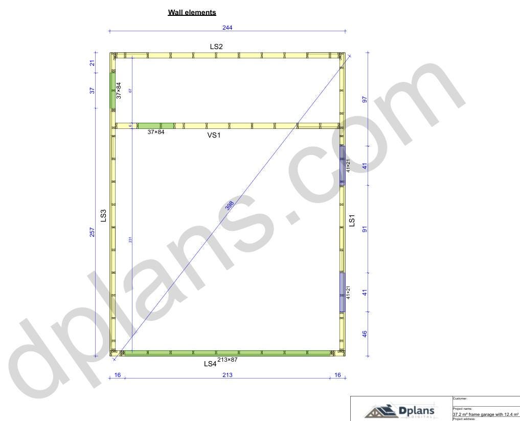 26' x 20' Garage Storage Room Plans | DIY Timber Frame Design