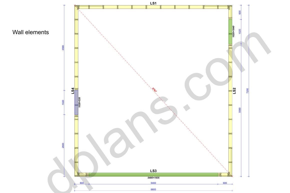 22' x 24'  Timber-Frame Garage Plans | Reliable Timber Frame Design