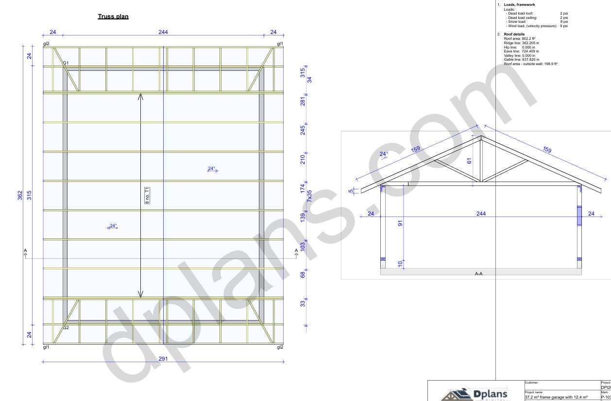 26' x 20' Garage Storage Room Plans | DIY Timber Frame Design