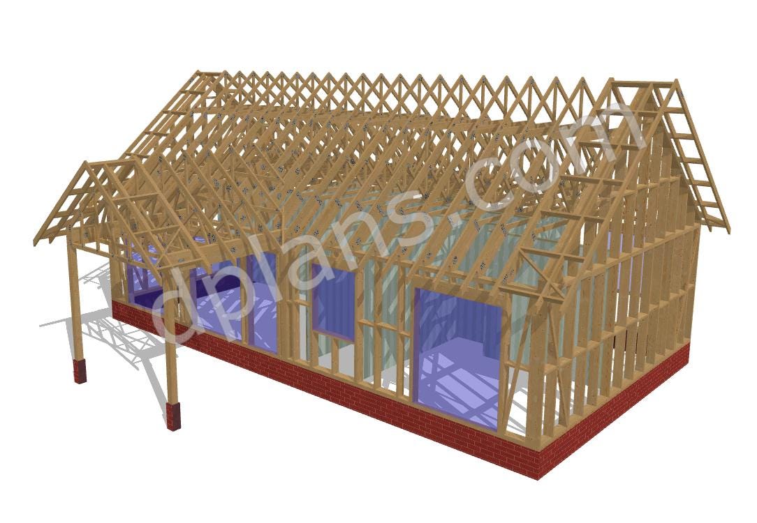 45' x 25' Baupläne für Wohnhaus | Kompaktes Wohnraum-Design
