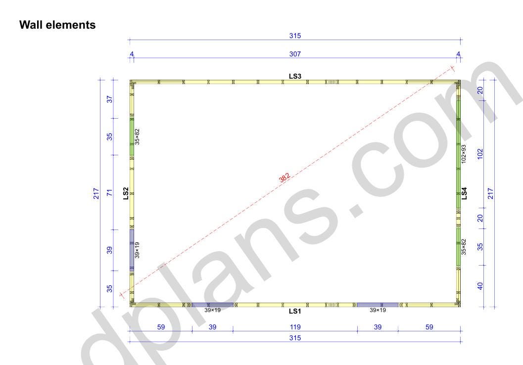 26' x 18' Garage Project Plans | Detached Storage Structure Blueprint