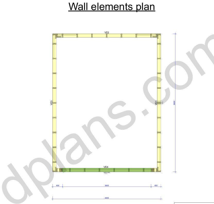 18' 4" x 14' 5" Garage Plans | Compact Car Garage