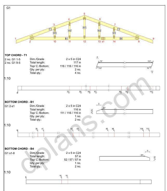 16' 5" x 14' 5" Garage Plans | Compact Auto Storage Solution